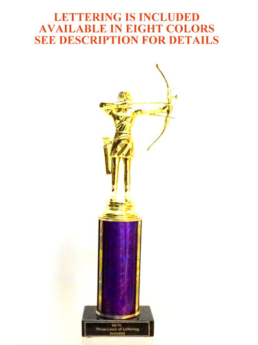 Female archery trophy - archery,