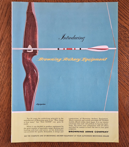 1963 browning bows - bows, archery